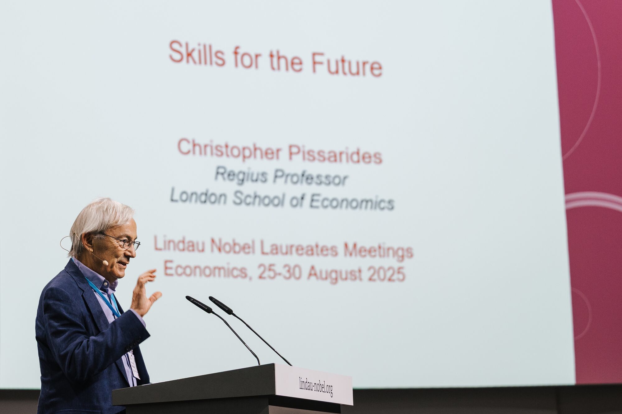 Christopher Pissarides, ganador del Premio Nobel de Economía en 2010