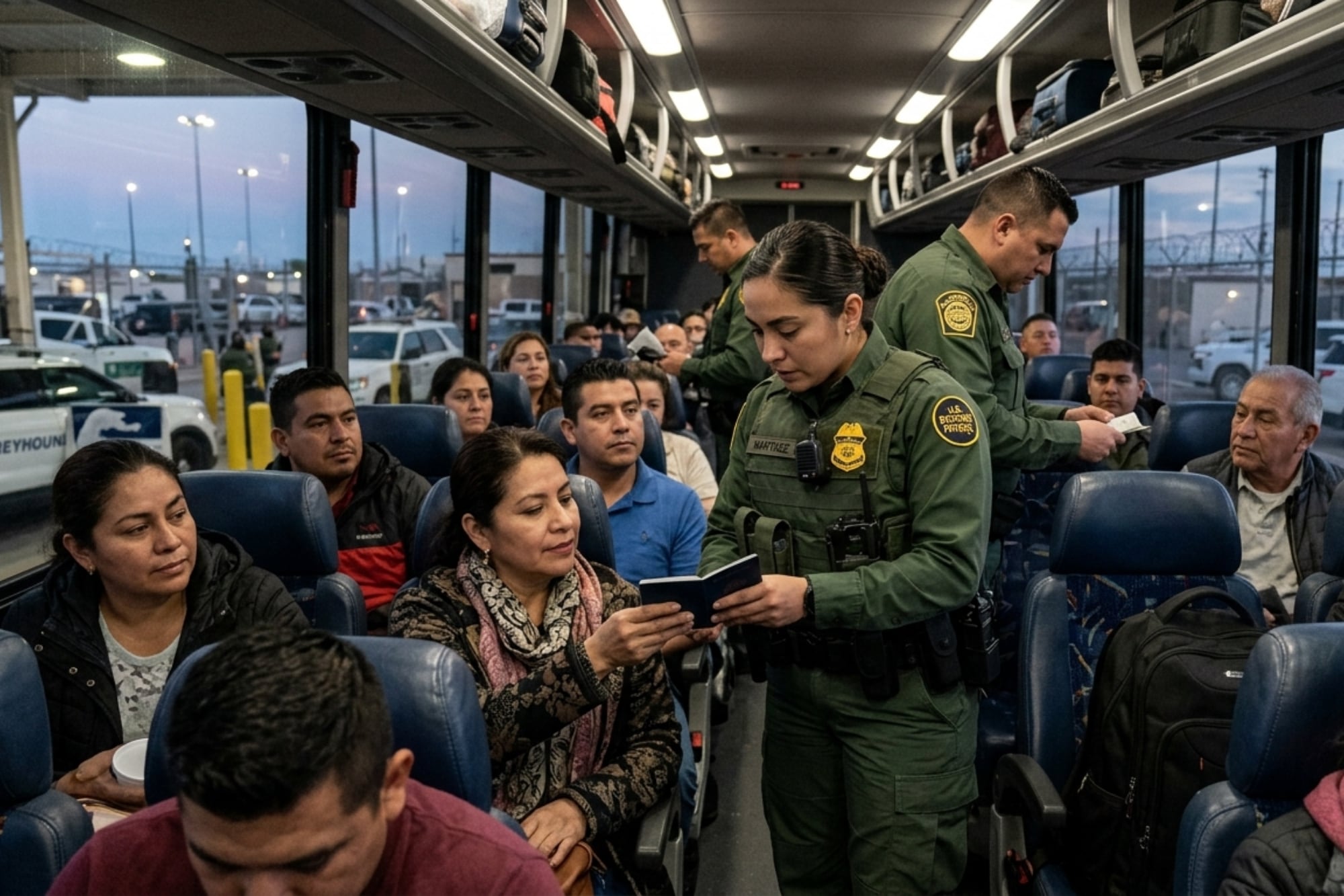 Viajaba en un autobús Greyhound con documentos falsos: lo detuvo la Patrulla Fronteriza de la CBP en Texas