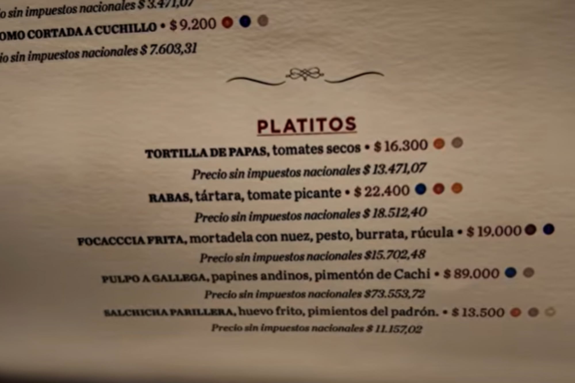 La pareja se hospedó en el Four Seasons y almorzó en el restaurante Elena (Foto: YouTube / Tagliafico3)