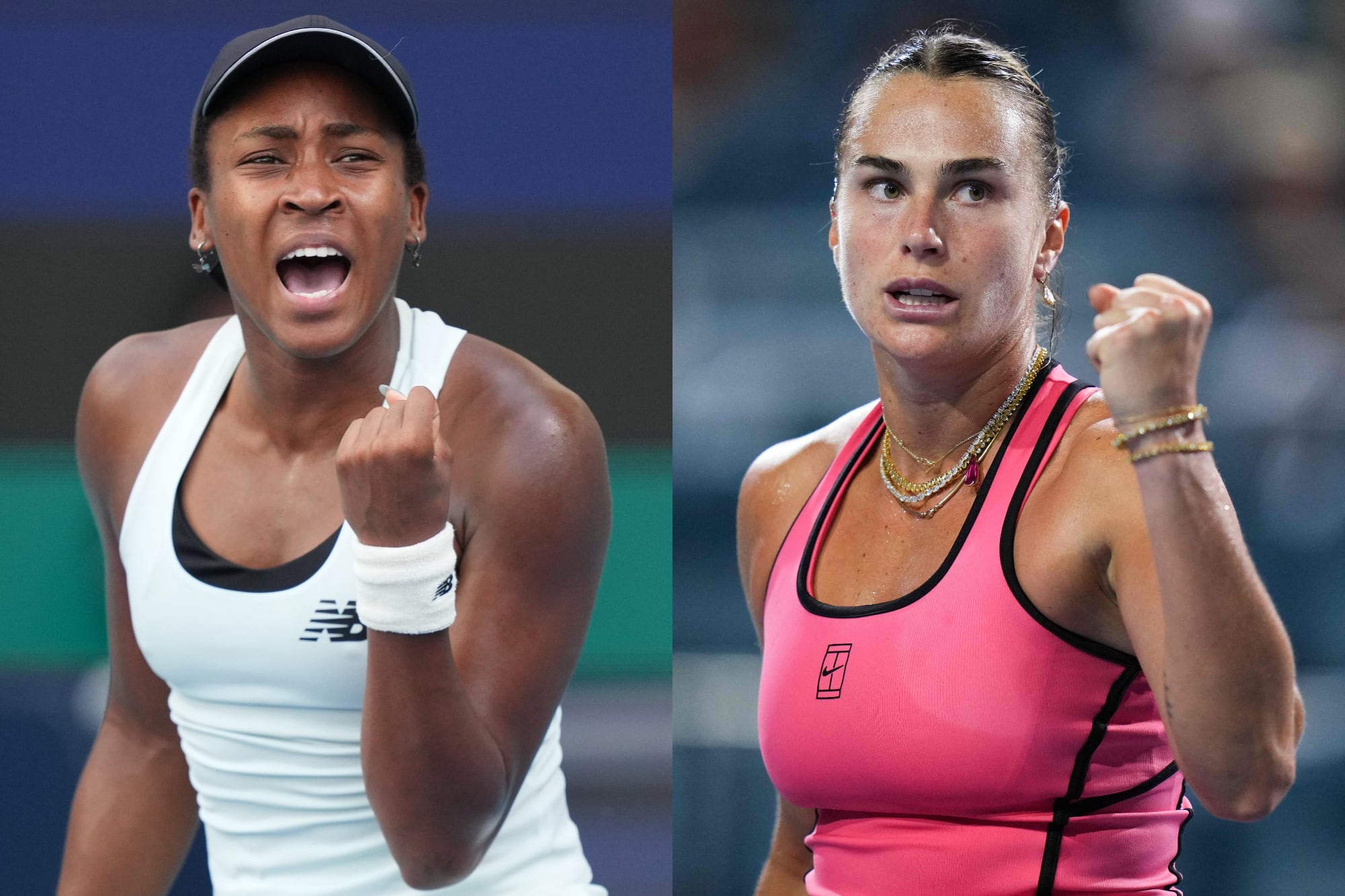 Coco Gauff vs. Aryna Sabalenka, uno de los mejores cruces que puede ofrecer el tenis femeninio, será la final del Masters 1000 de Miami.