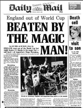 La tapa del Daily Mail anunciaba: