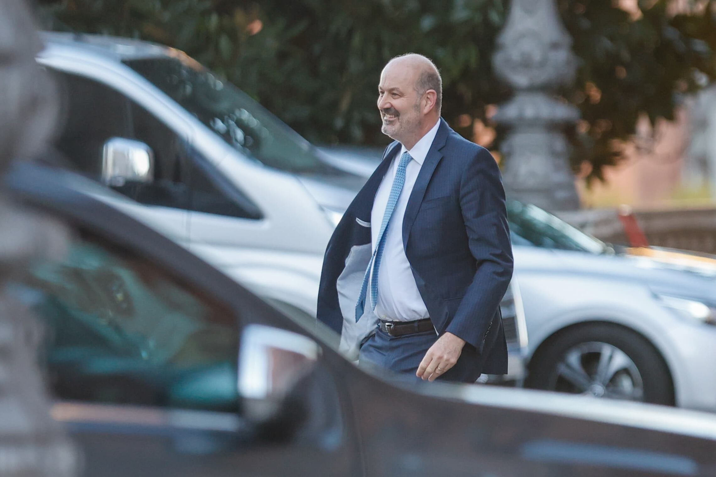 Federico Sturzenegger llega a la Casa Rosada para la jura como ministro