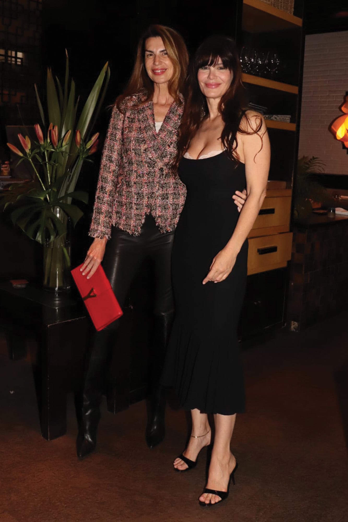 Junto a su gran amiga de toda la vida