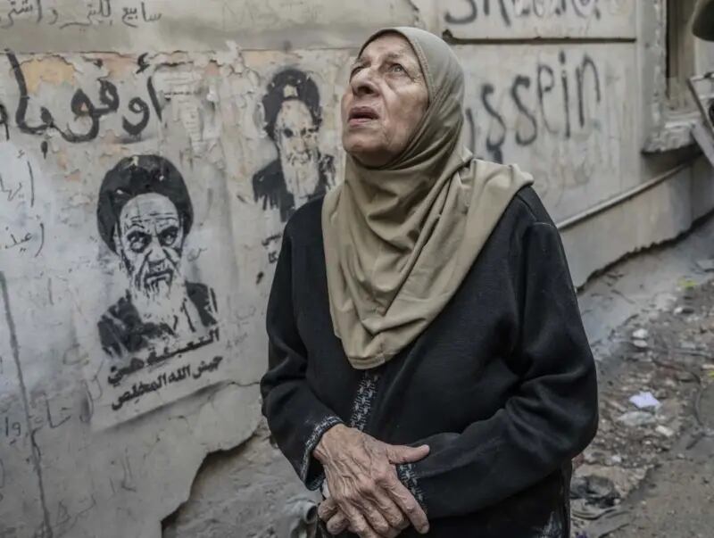 Retratos en Beirut de Ruhollah Jomeini, el fundador de la República Islámica de Irán. Getty Images