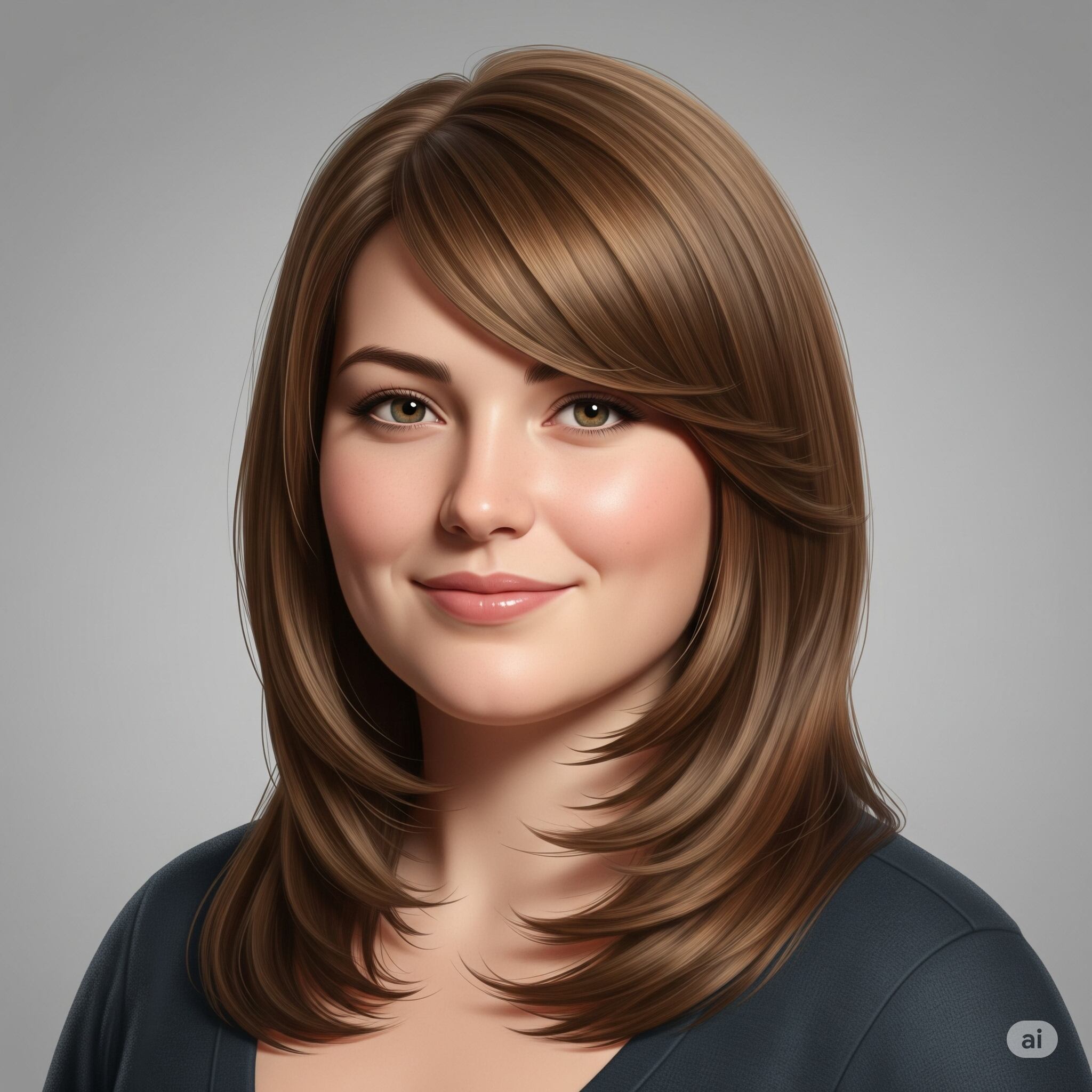 Este es el peinado que más favorece al rostro redondo