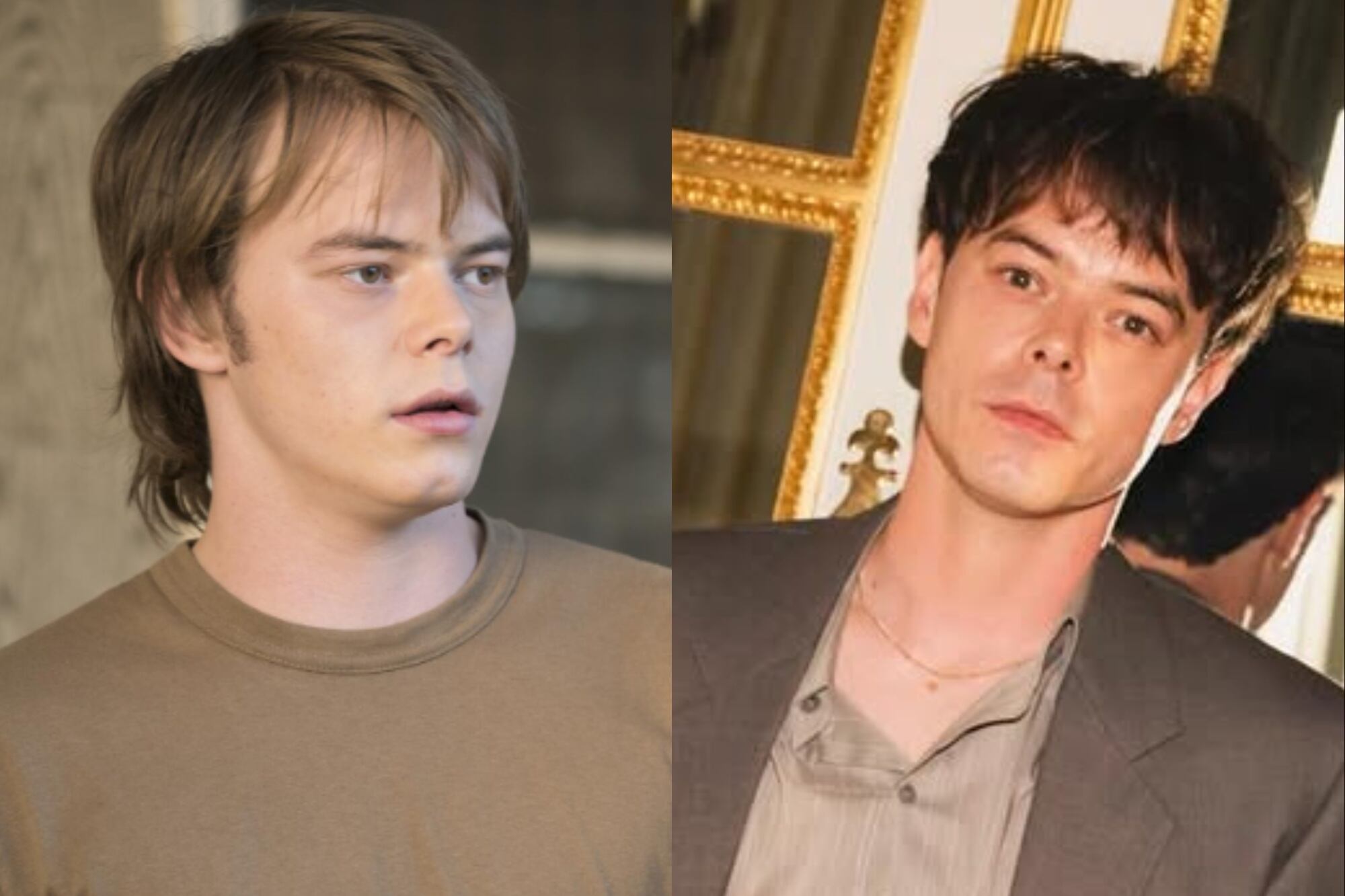 Charlie Heaton en la primera temporada de Stranger Things como Jonathan Byers; actualmente el actor tiene 32 años (Foto: Netflix / Instagram @charlie.r.heaton)