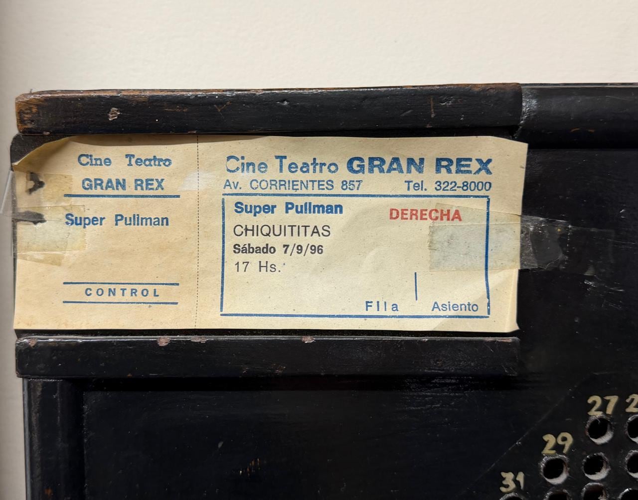 Ticket para ver Chiquitas, uno de los tanques de Cris Morena, en el Gran Rex