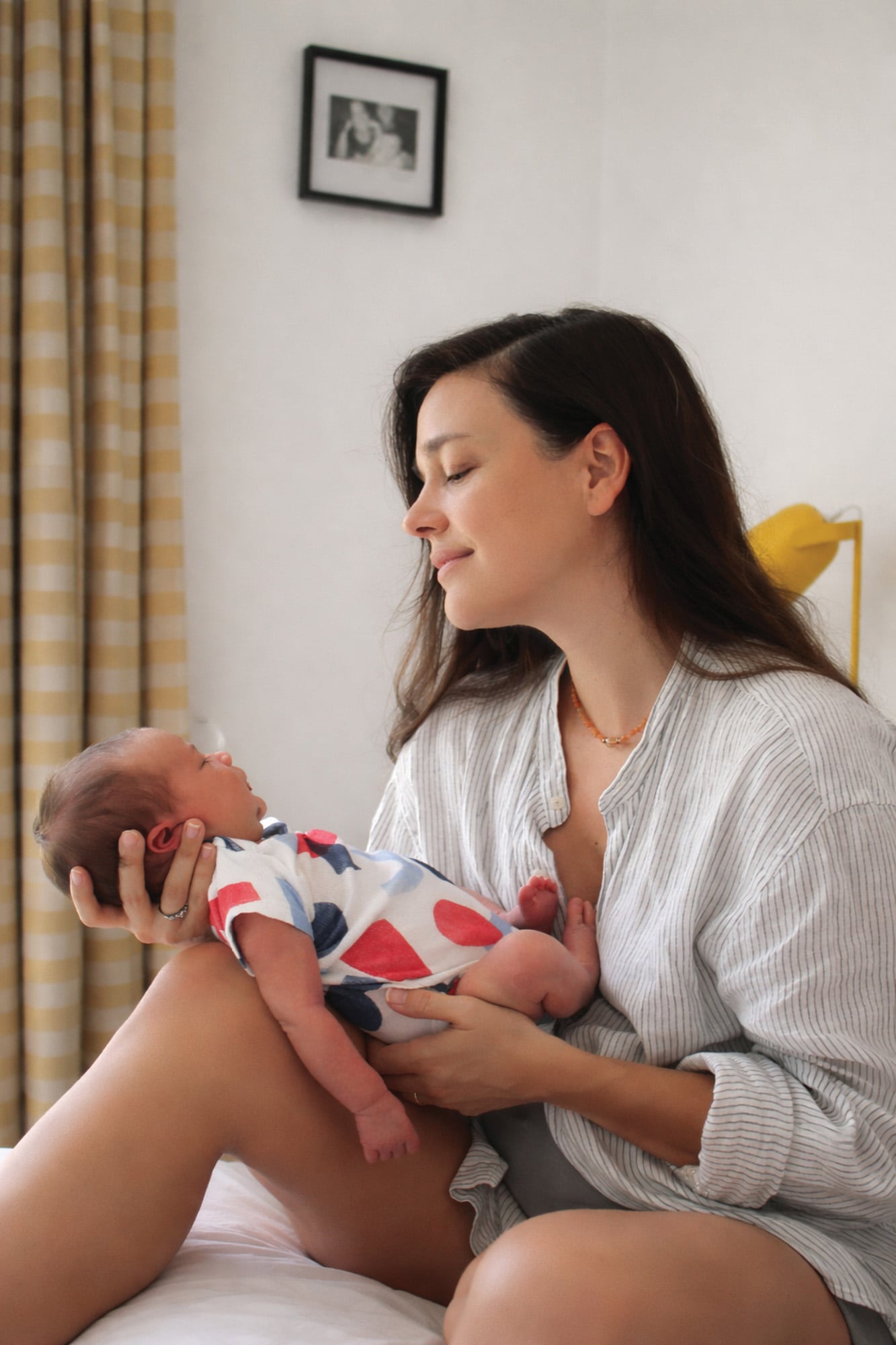 “Estaba entregada, como todas las mamás, pero antes de su nacimiento también me sentía un poco nerviosa