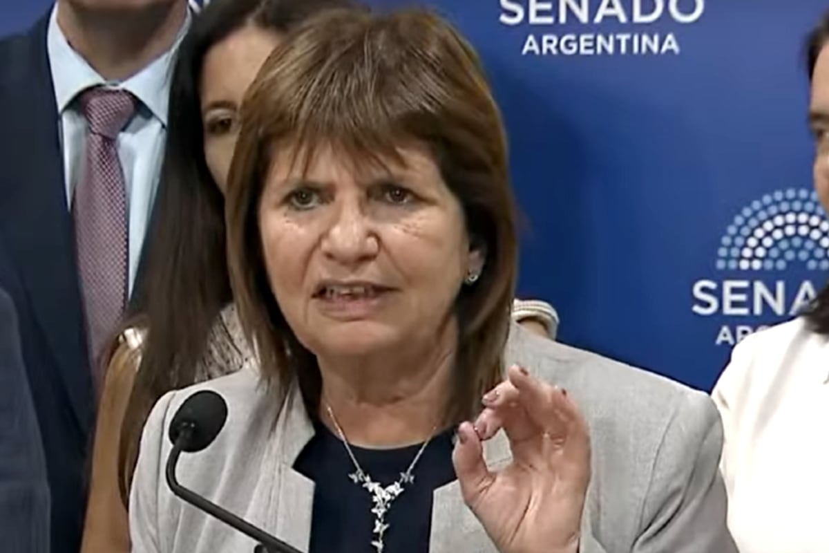 La senadora nacional Patricia Bullrich presentó la versión definitiva del proyecto de reforma laboral