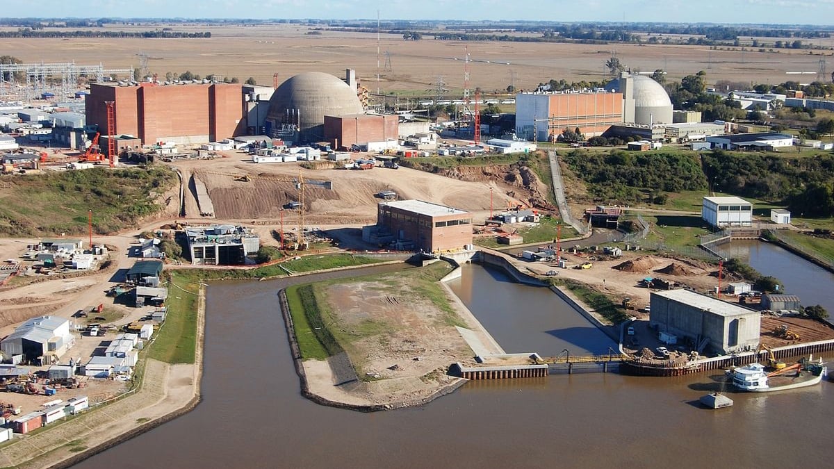 El Gobierno redefinió la política nuclear: priorizará las exportaciones y buscará atraer inversión privada 5 Una vista de Atucha I y II