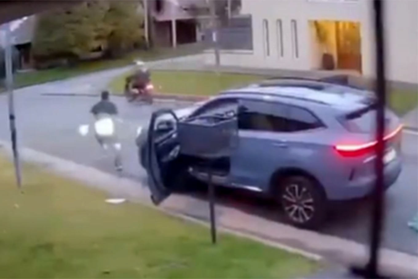 Mar del Plata: la filmación de un dramático intento de robo de una camioneta