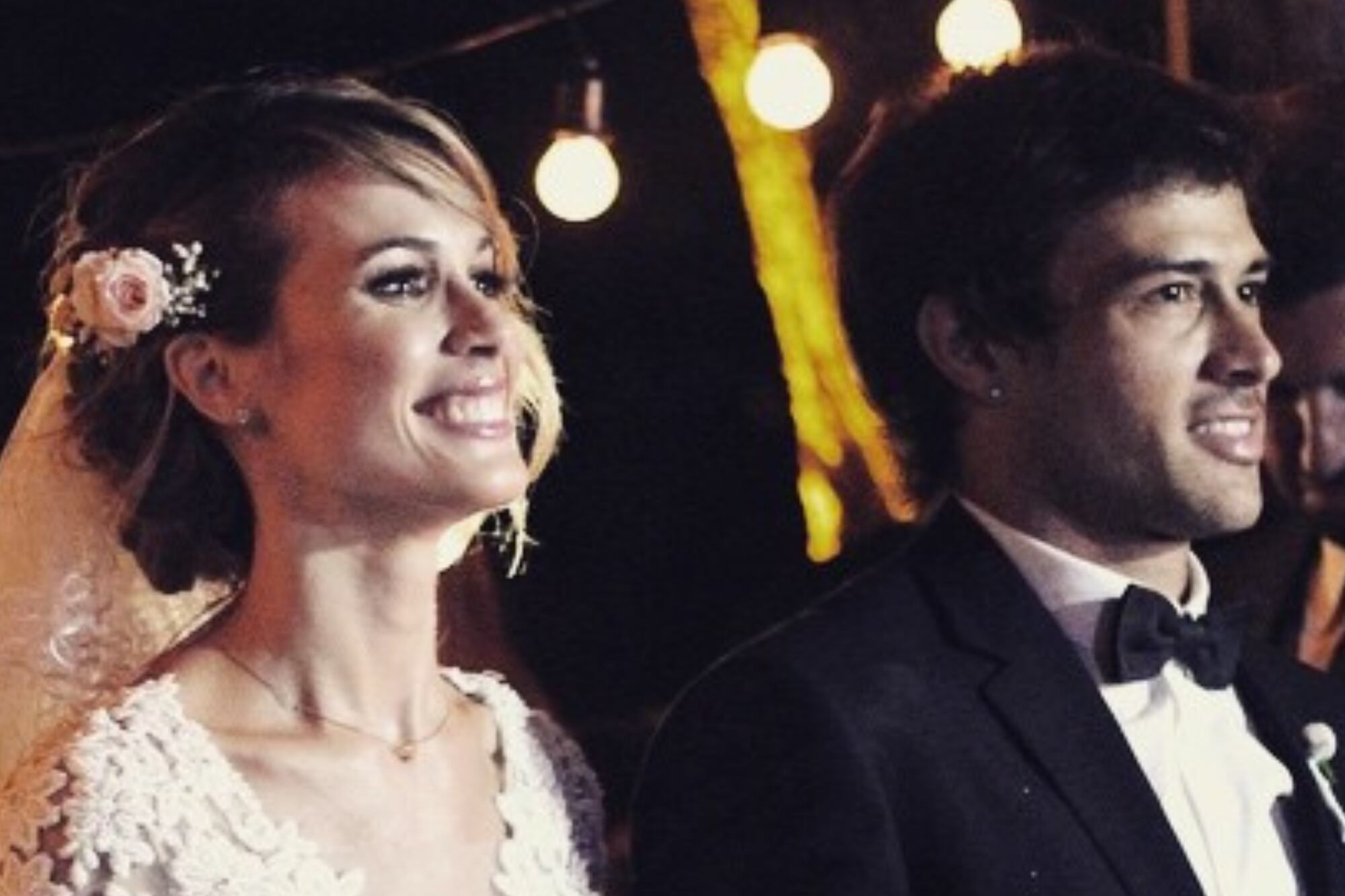 La pareja se casó el 27 de diciembre de 2014 en San Nicolás, ciudad natal de la modelo