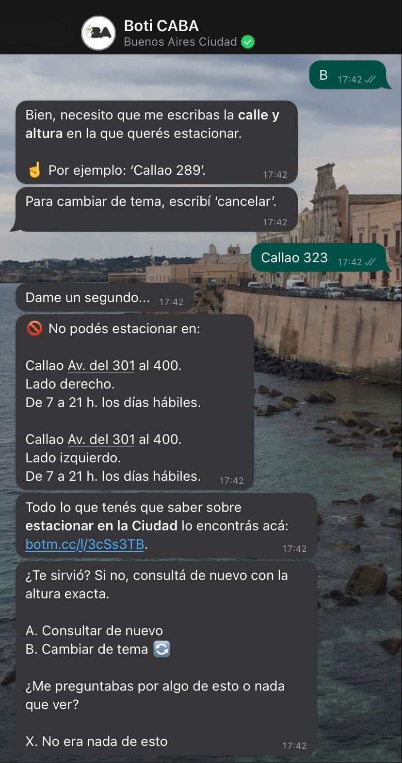 Se puede mandar ubicación actual o bien ingresarla a mano