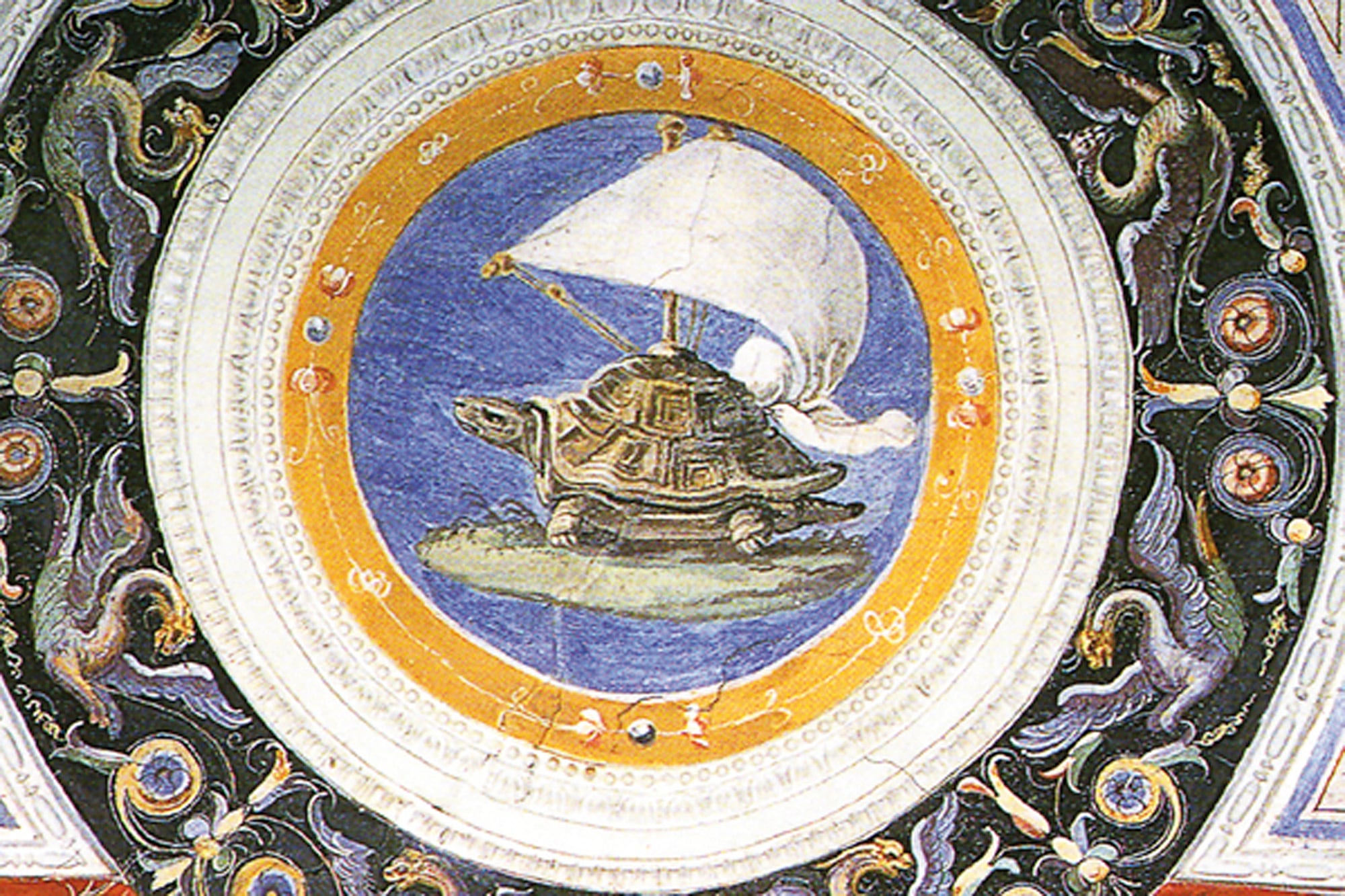 El símbolo de Cosimo de Medici: la tortuga y la vela como filosofía de gobierno