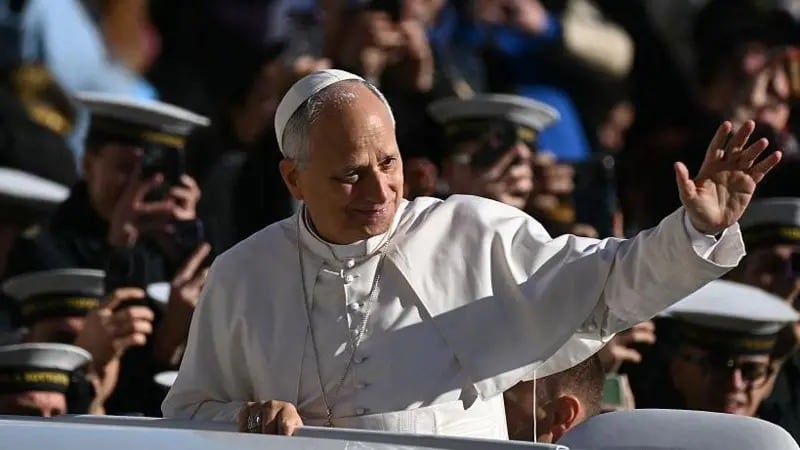El papa León XIV, líder espiritual de los católicos, asumió el cargo en mayo tras la muerte de su predecesor, el papa Francisco