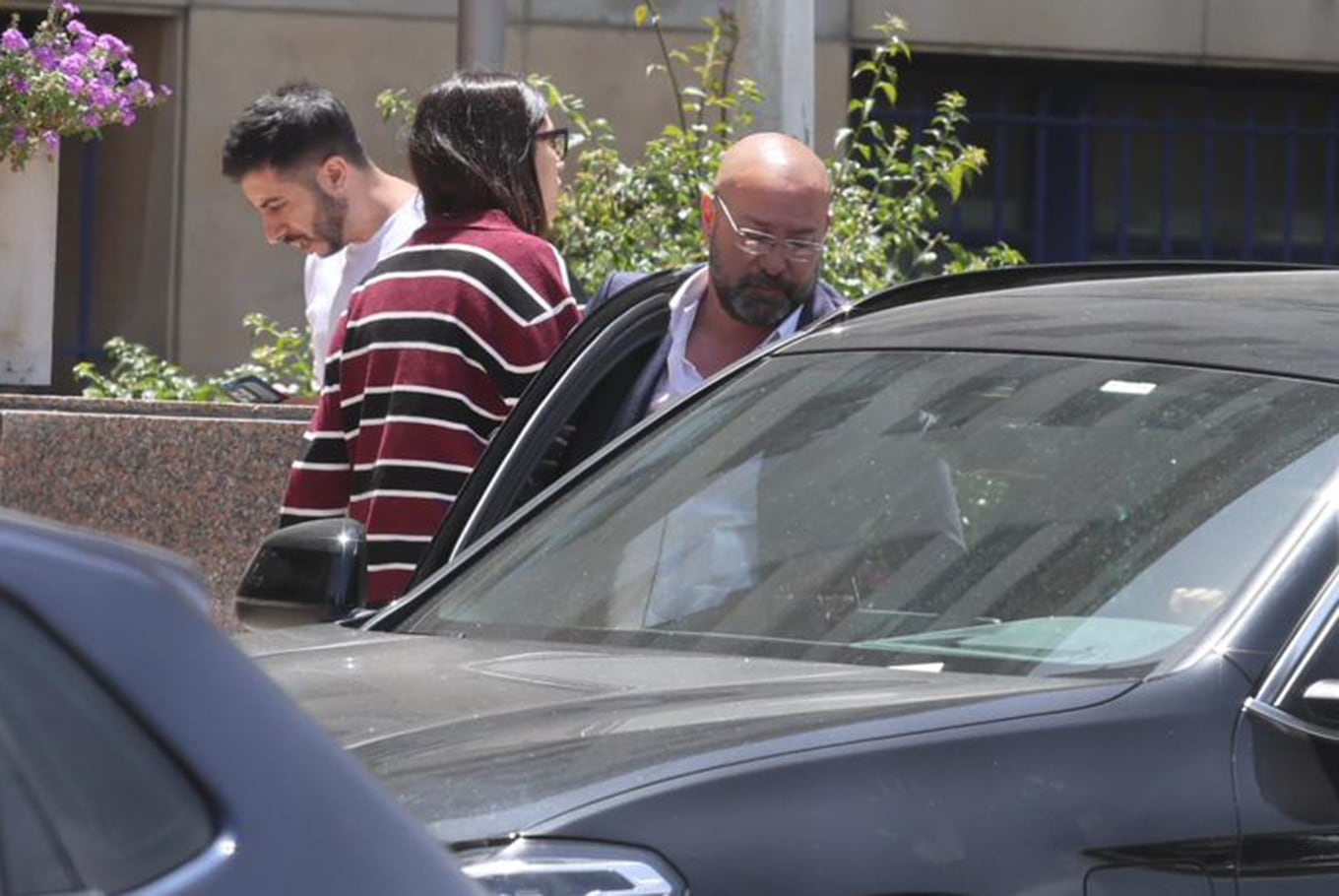 Spagnuolo llegando a los tribunales de Comodoro Py