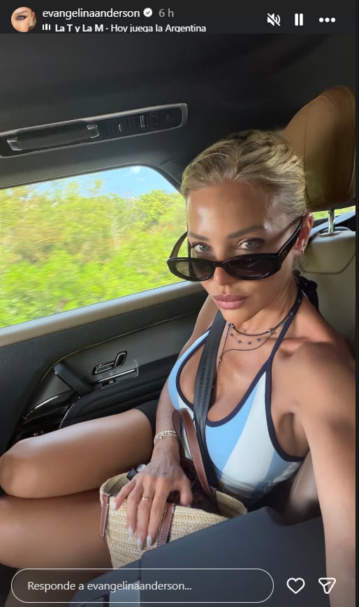 Evangelina Anderson y un outfit que no pasó inadvertido por los seguidores (Foto: Instagram/@evangelinaanderson)