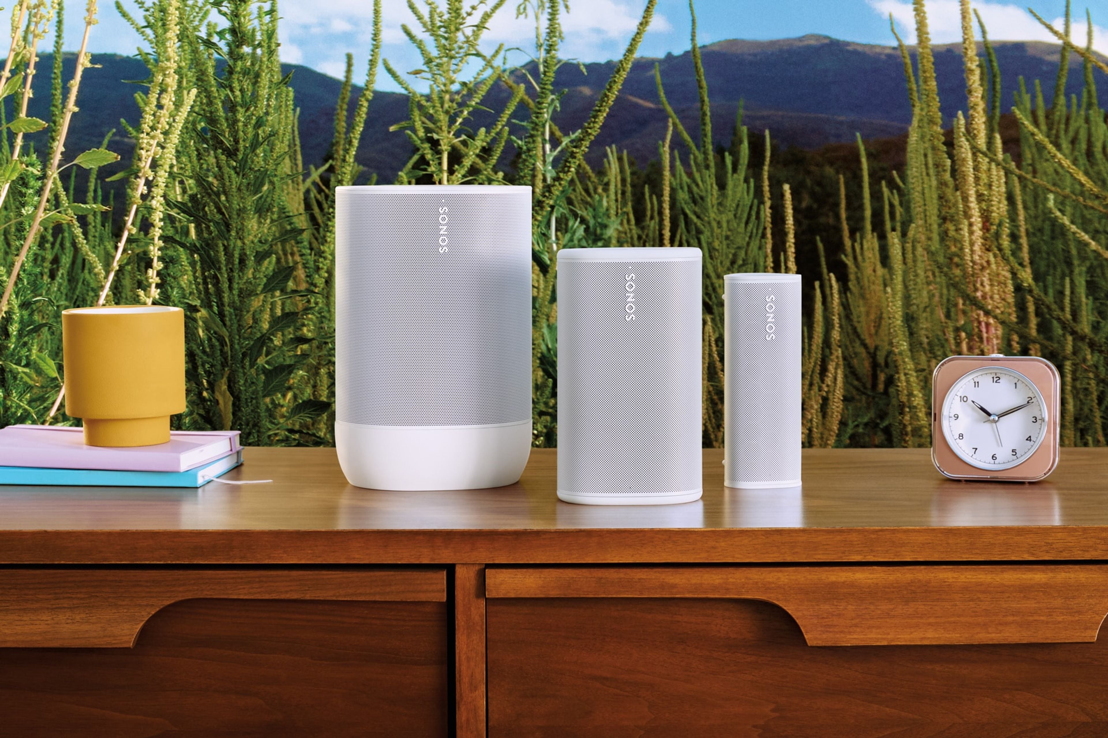 Move, Play y Roam, tres tamaños de parlante portátil de Sonos
