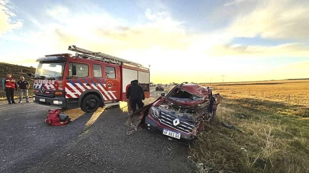 Murió una mujer como consecuencia de un choque en la ruta 3, a la altura de Tierra del Fuego