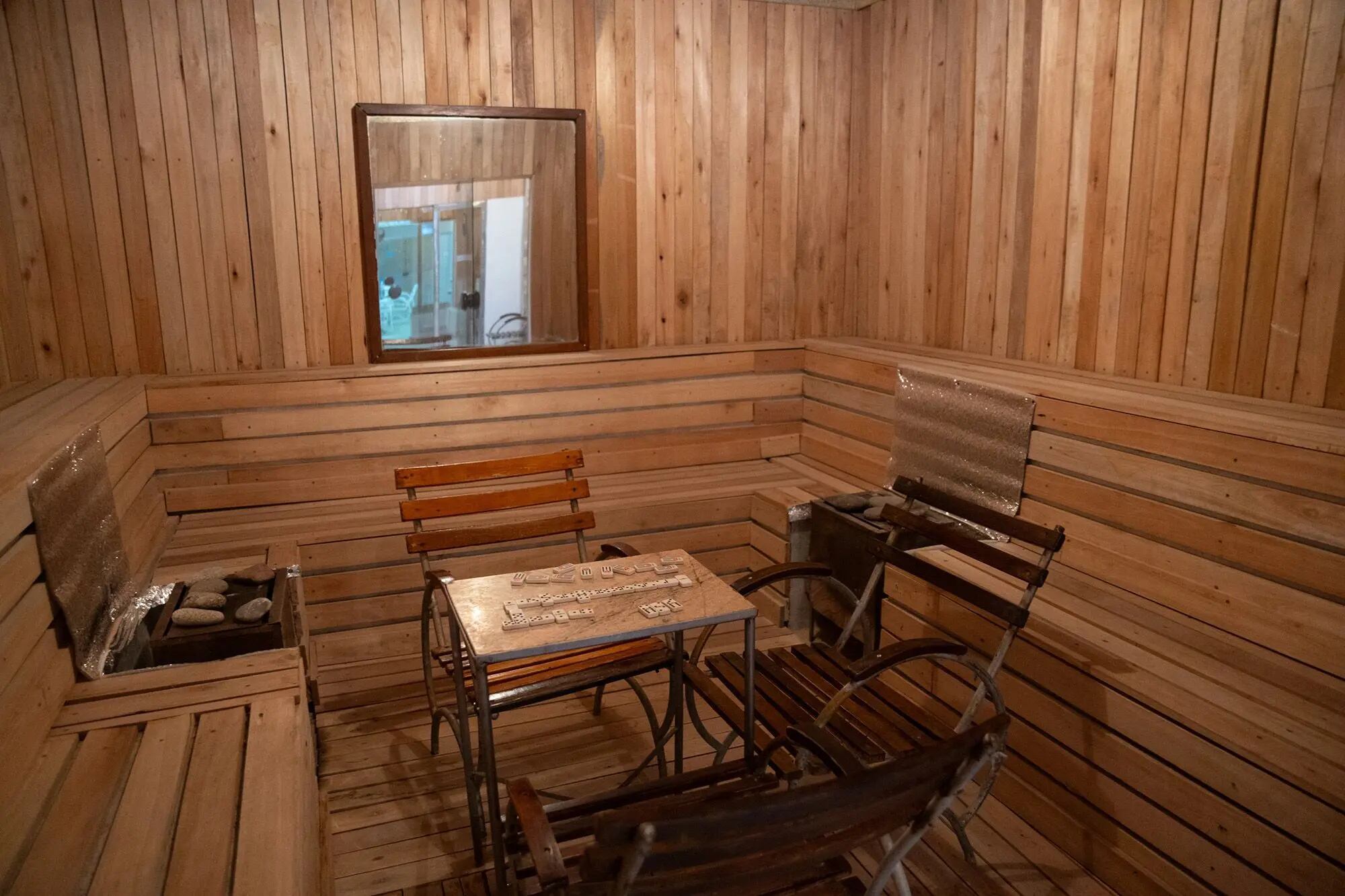 El sauna seco permite la liberación de endorfinas, aquellas sustancias químicas que hacen sentirnos placenteros (Foto: Tadeo Bourbon)