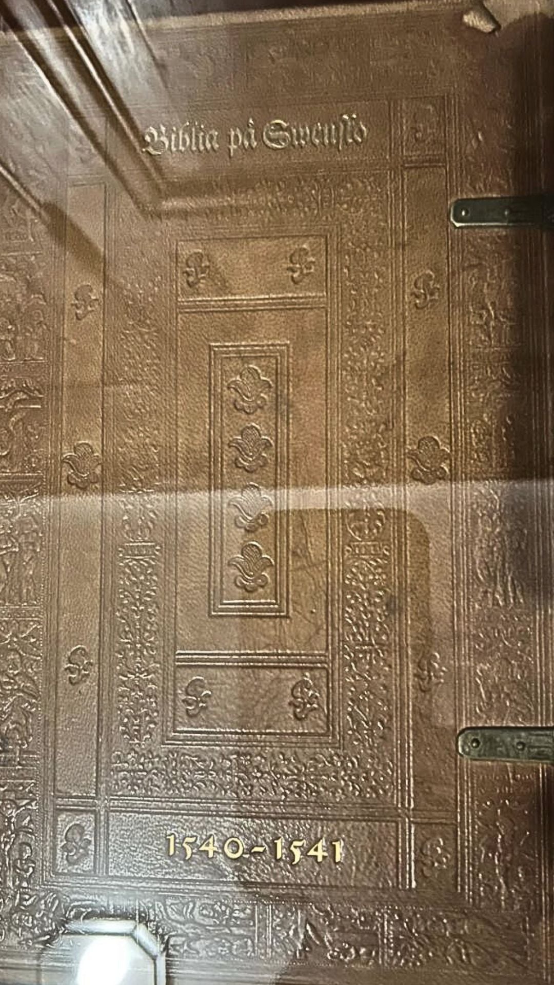 Facsímil de la Biblia de Gustav Vasa, impresa en 1540