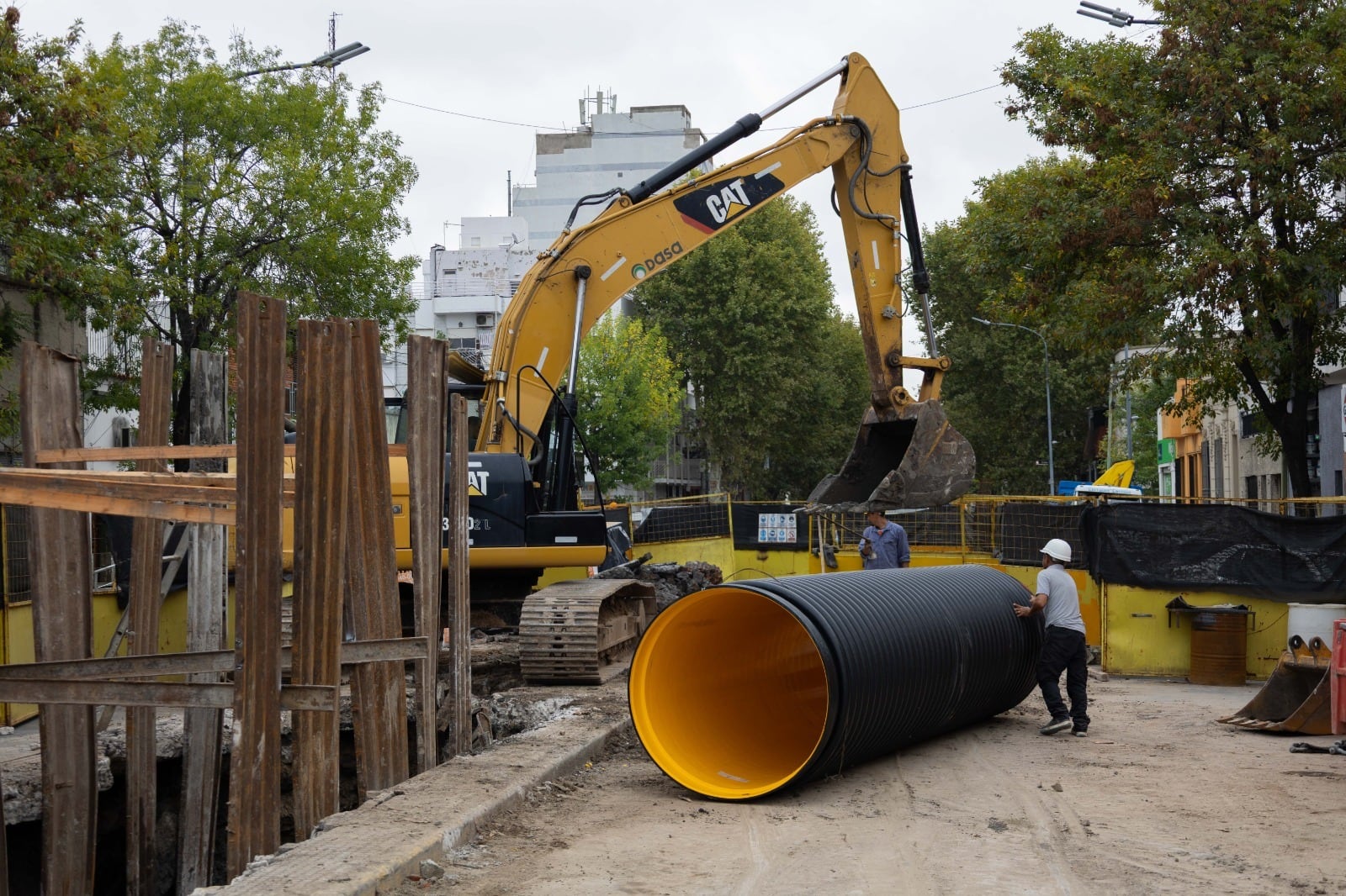 Chau anegamientos: llegan las obras pluviales en puntos críticos de la Ciudad para agilizar el escurrimiento
