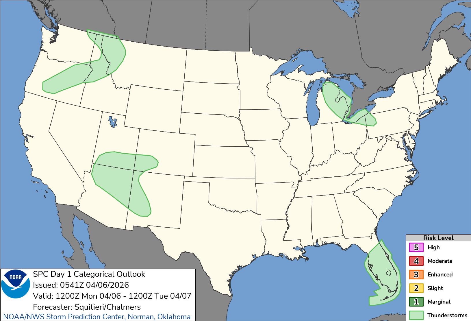 Persistencia de lluvias en Florida: el NWS advierte que el patrón de precipitaciones intensas se mantendrá durante varios días