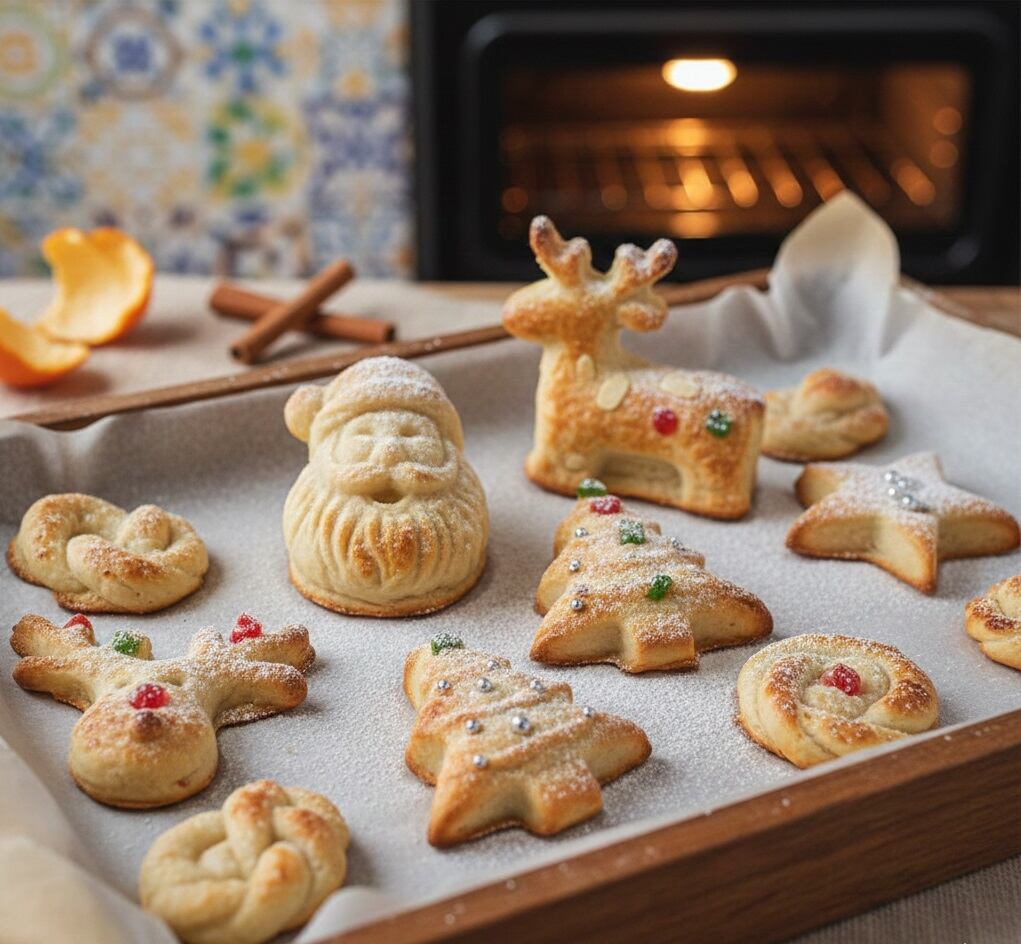 En tiempo récord: tres tipos de snacks navideños para la mesa dulce del 24 de diciembre 5 Figuras navideñas de mazapán: un clásico español que podés replicar en tu casa sin perder mucho tiempo