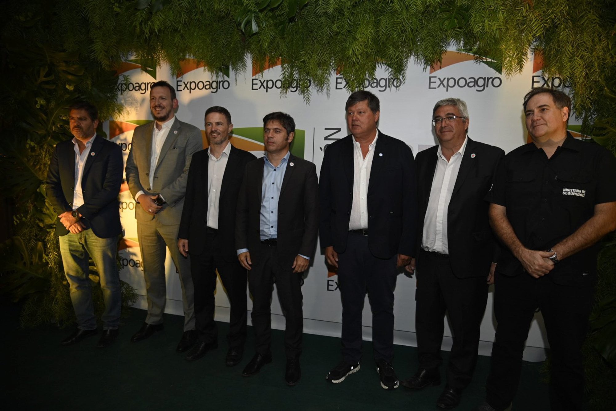 Axel Kicillof llegó con varios de sus funcionarios