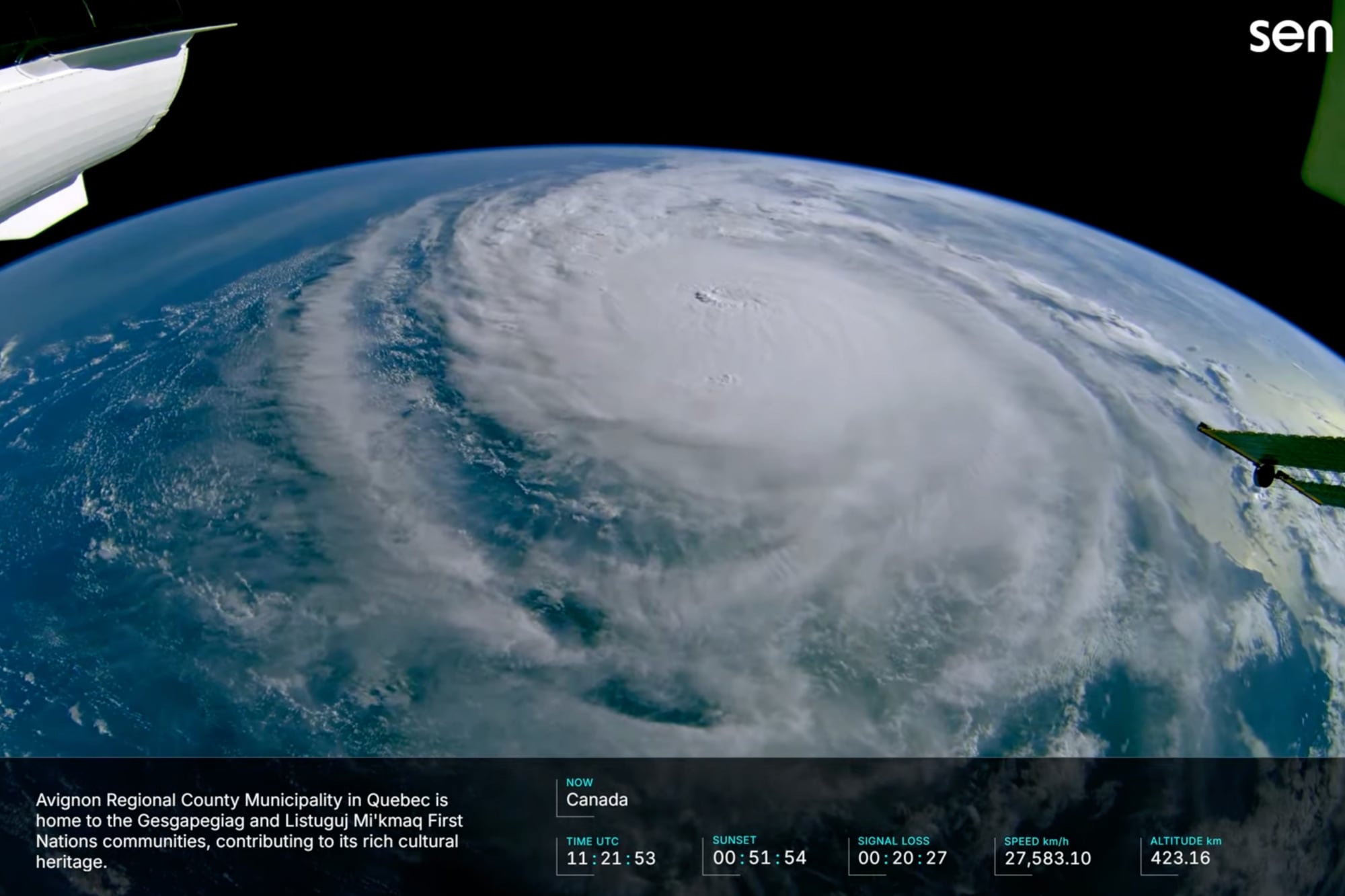 Una imagen del planeta Tierra tomada desde la EEI en octubre de 2025