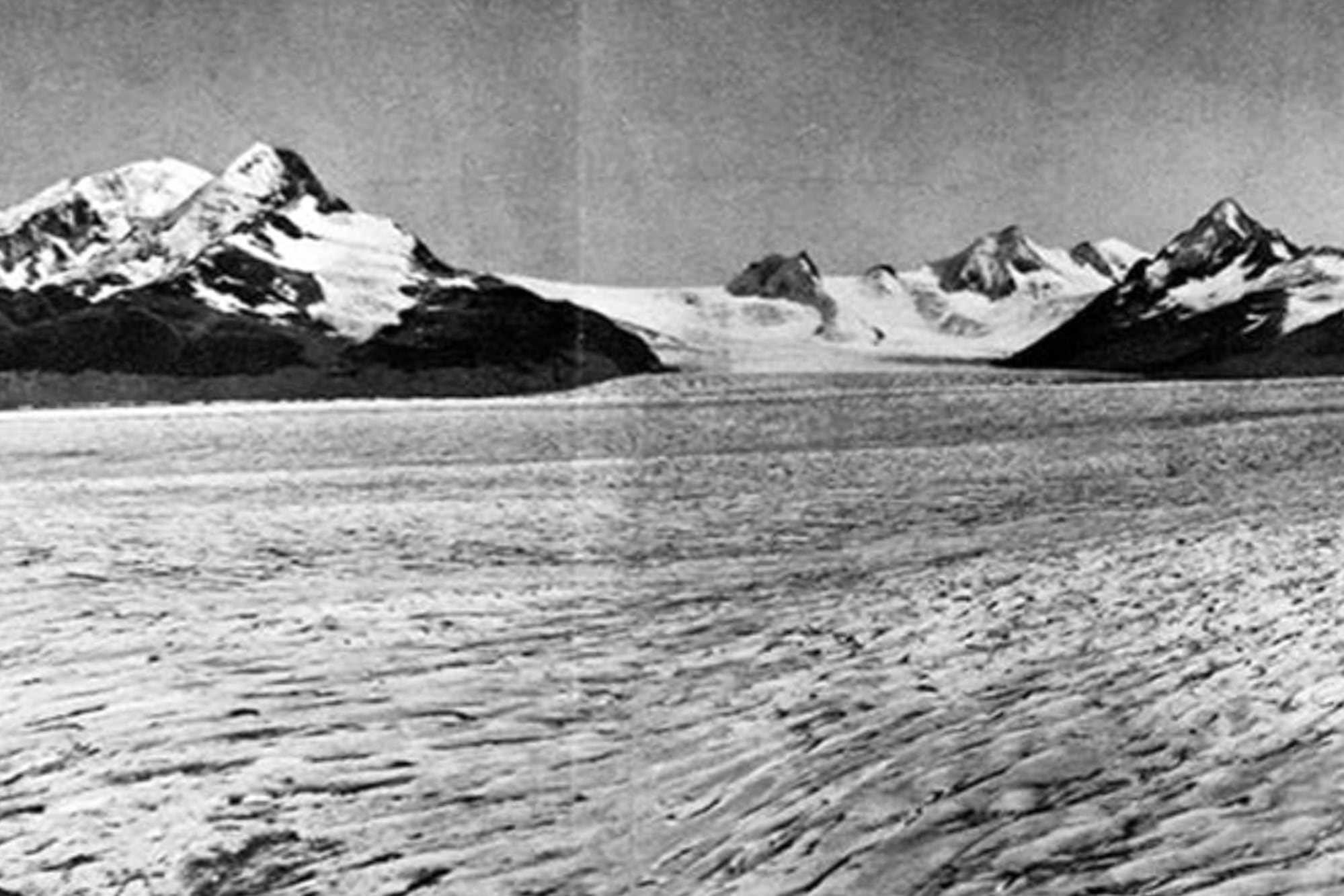 Foto antigua del glaciar Perito Moreno