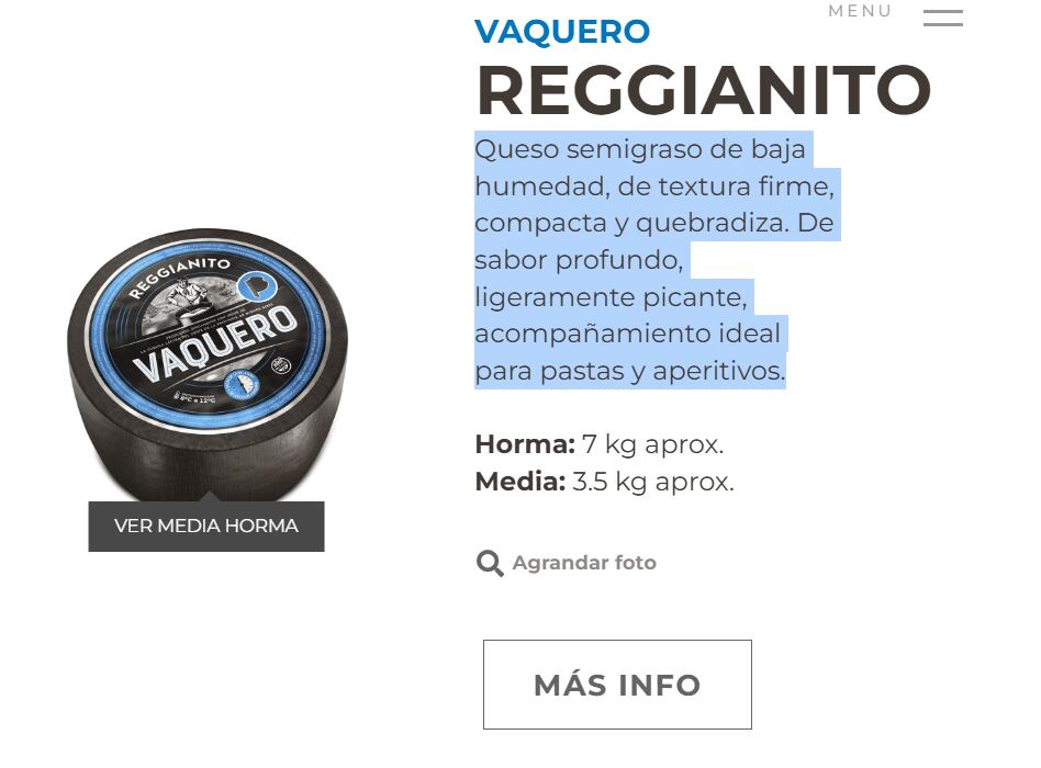 Vaquero Reggianito gano medalla de oro