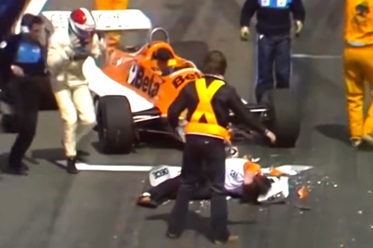 Fórmula 1 maldita: una tragedia evitable, el mecánico atropellado en la largada y esa victoria sin festejo de Reutemann