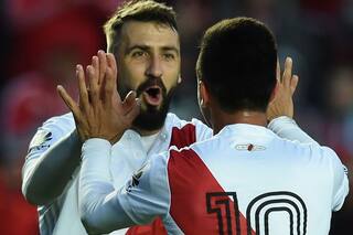 Lucas Pratto, feliz en River: "Es muy difícil sentirse mal al lado de Scocco"