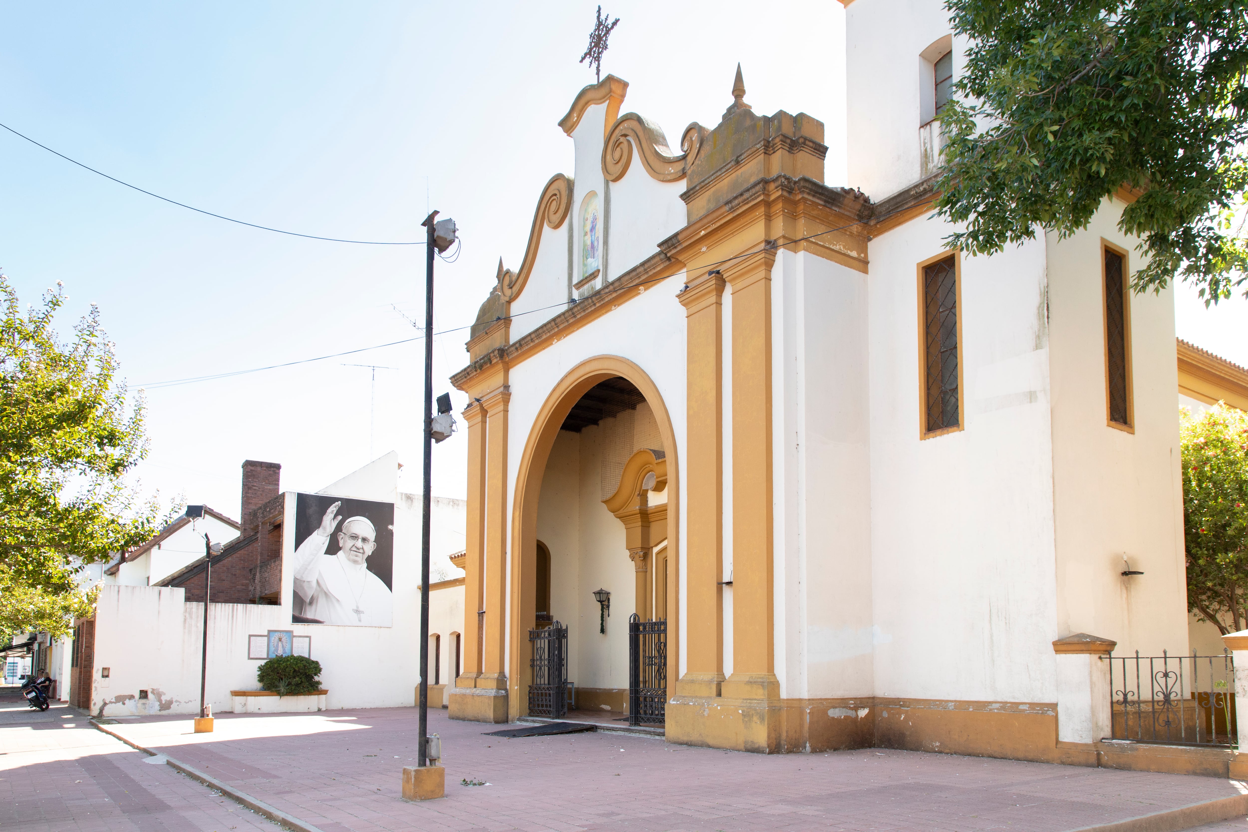 La parroquia donde fue bautizada Eva Duarte
