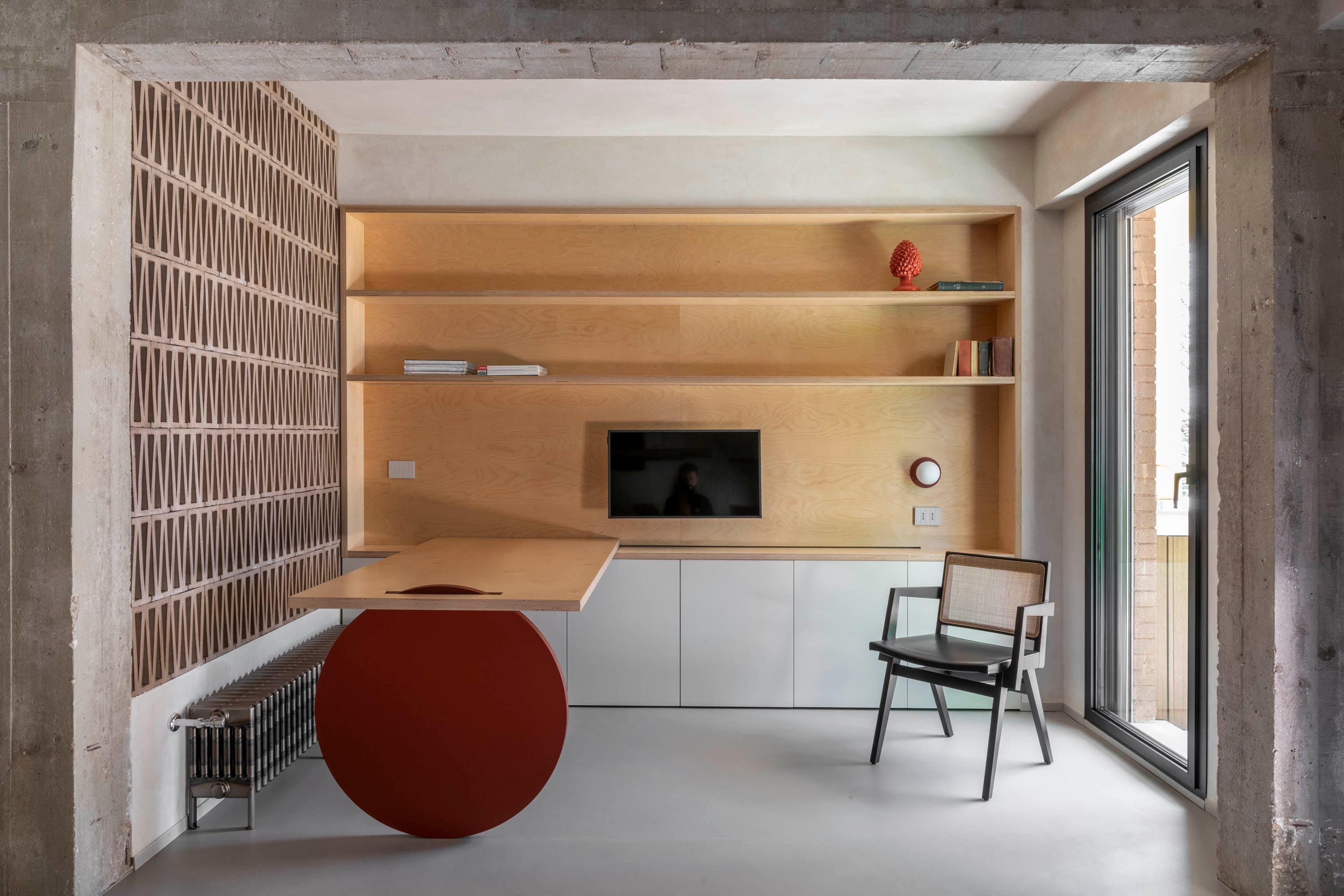 Celosía 'Mutina' (GruppoE Ceramiche Appia), diseñada por la arquitecta española Patricia Urquiola.