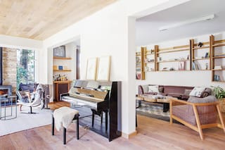 Como si fuera una cabaña, una casa en San Isidro evoca el clima patagónico