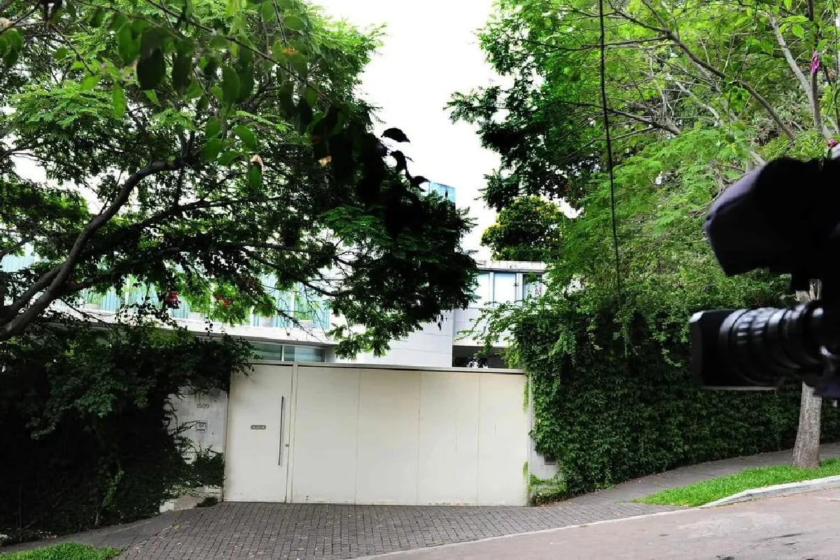 El frente de la casa de Valeria Mazza