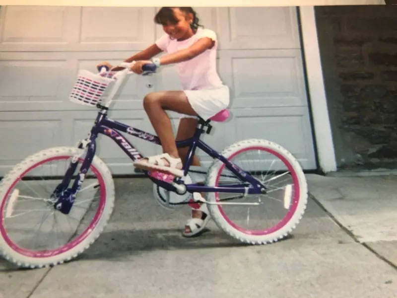 Delimar Vera cuando era niña
