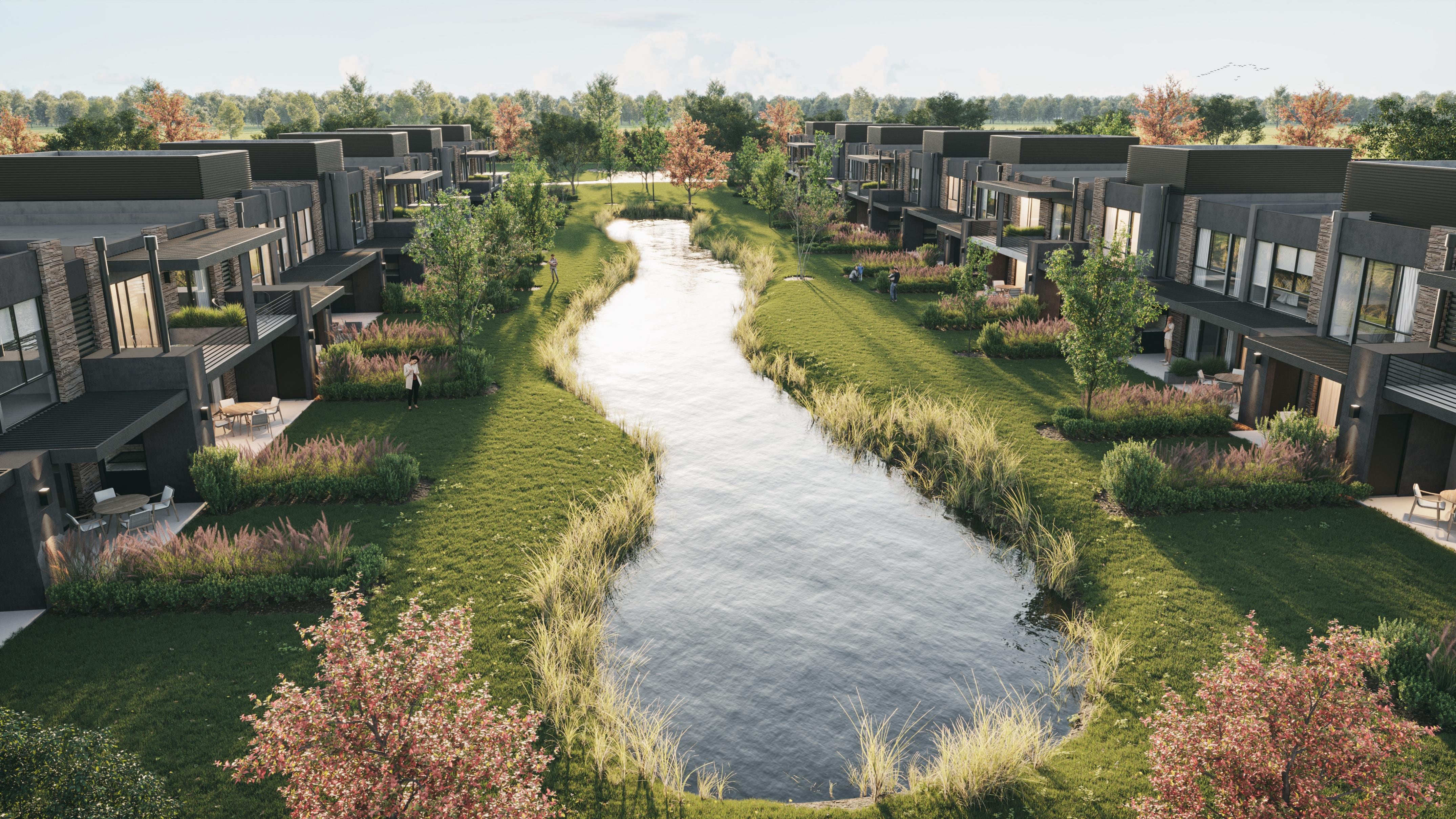 Ni Puerto Madero ni zona norte: un desarrollador vendió 75 departamentos en menos de dos semanas 6 El proyecto tiene townhouses que dan al agua