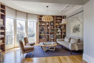 Un espectacular piso sobre Libertador, reformado para adaptarse a la dinámica de sus nuevos dueños