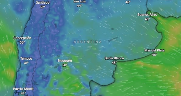 Hay alerta amarilla por frío extremo y vientos fuertes para este martes 16 de junio: las provincias afectadas