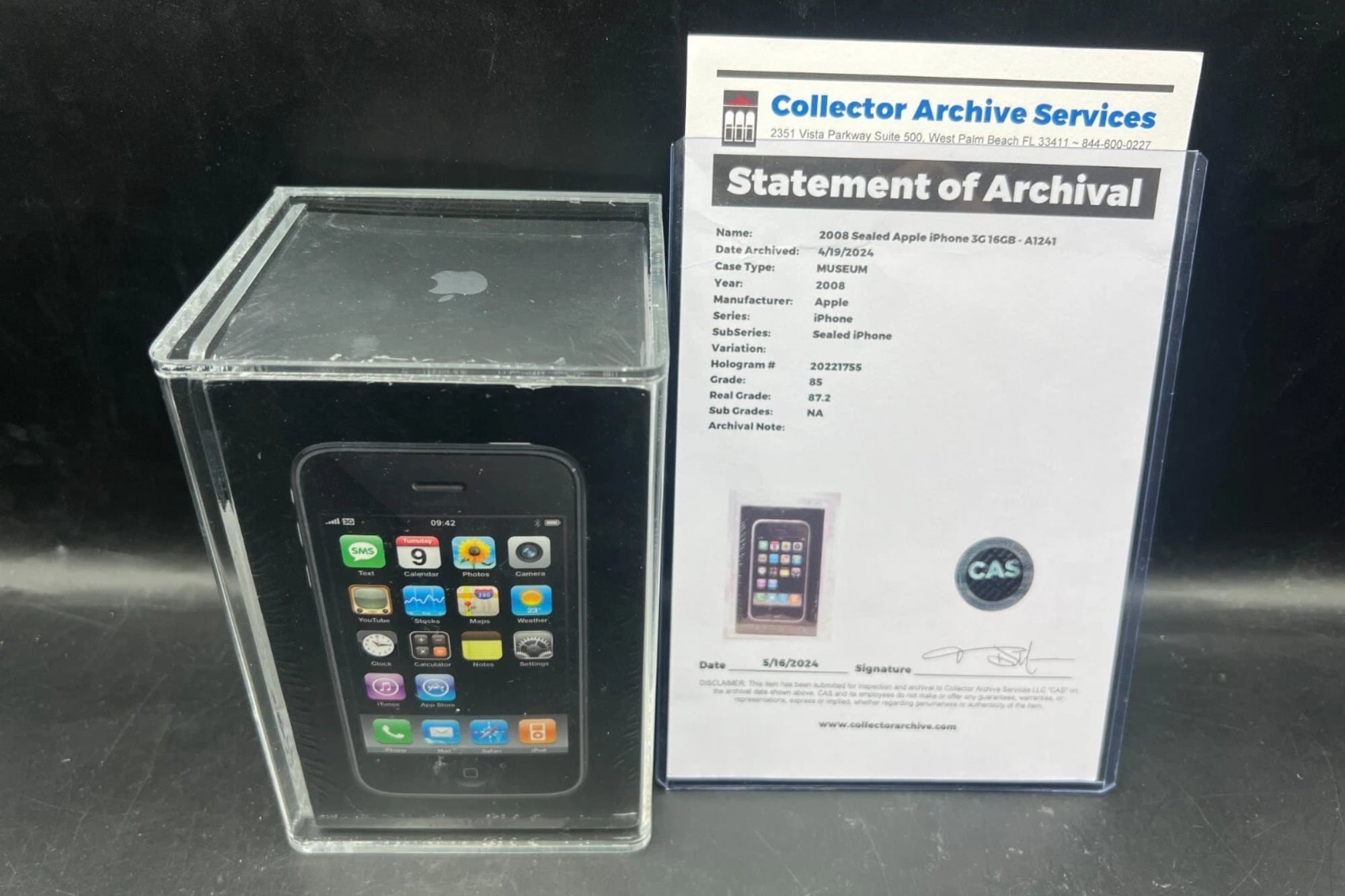 El valor actual no depende de su tecnología, sino de su rareza y su importancia histórica