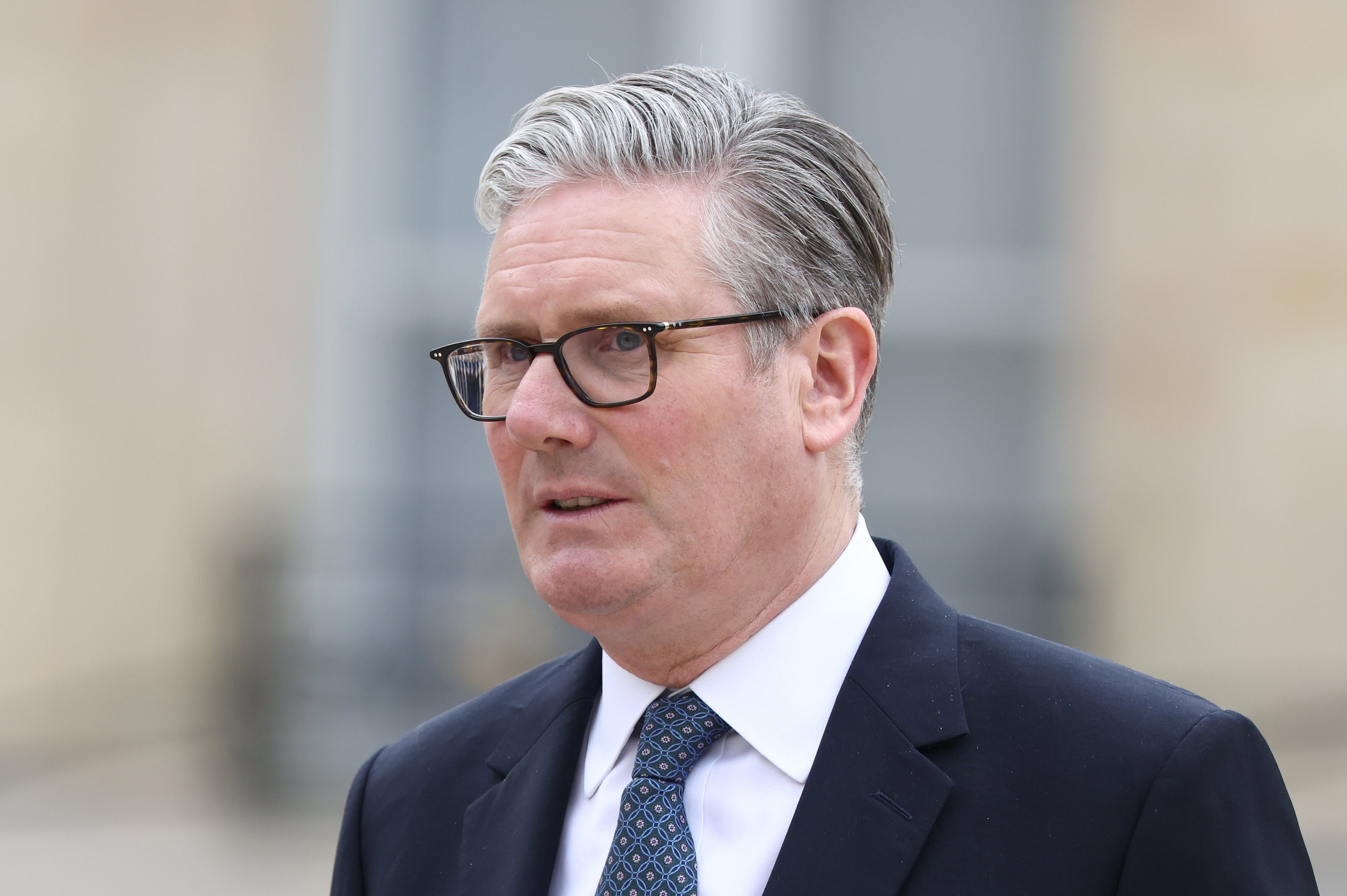 Aseguran que Trump analiza quitar el apoyo al Reino Unido en su disputa por Malvinas 8 El primer ministro británico, Keir Starmer
(Tom Nicholson/Pool foto via AP)