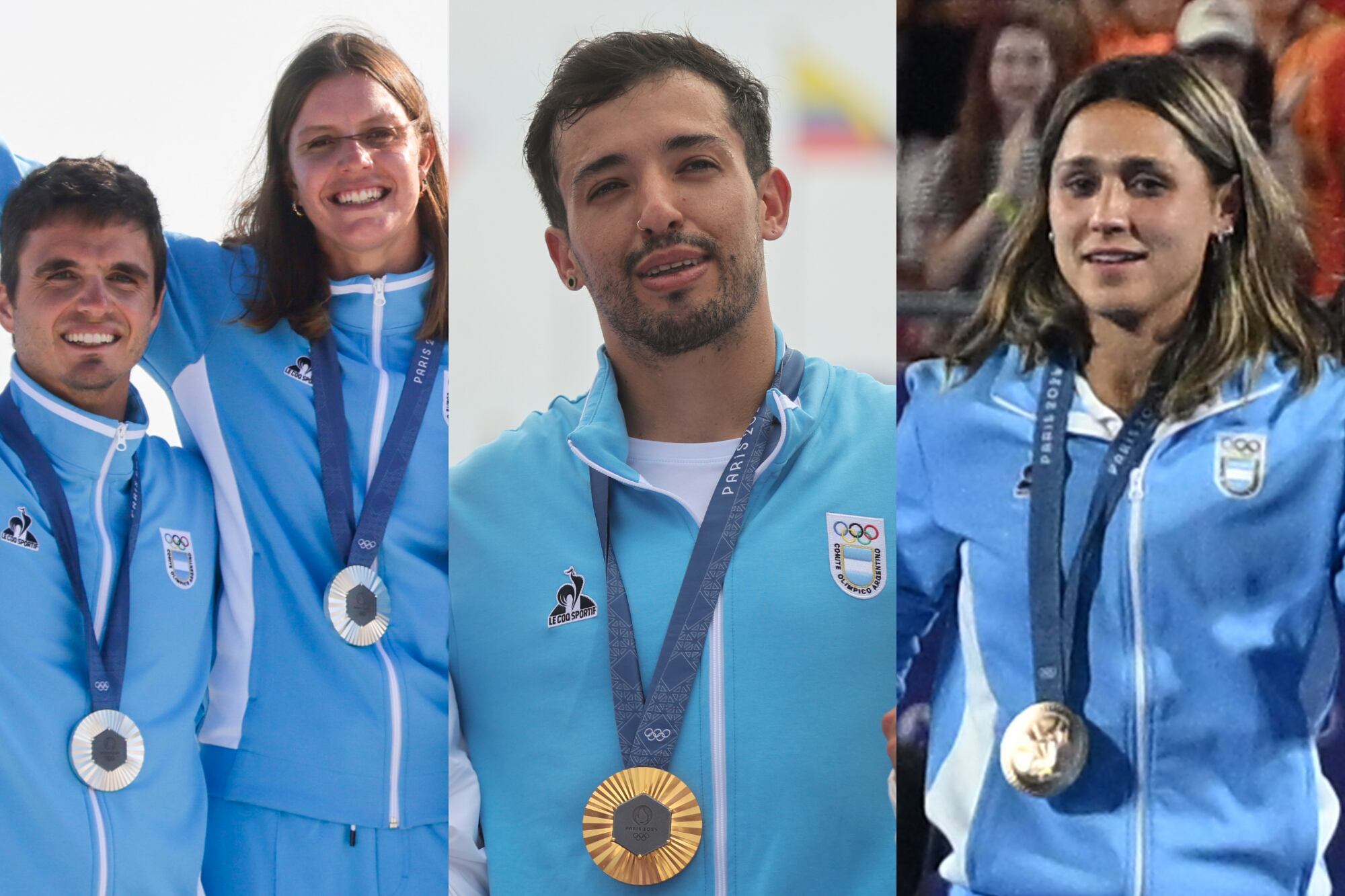 La delegación argentina logró tres medallas en París 2024, una de cada valor