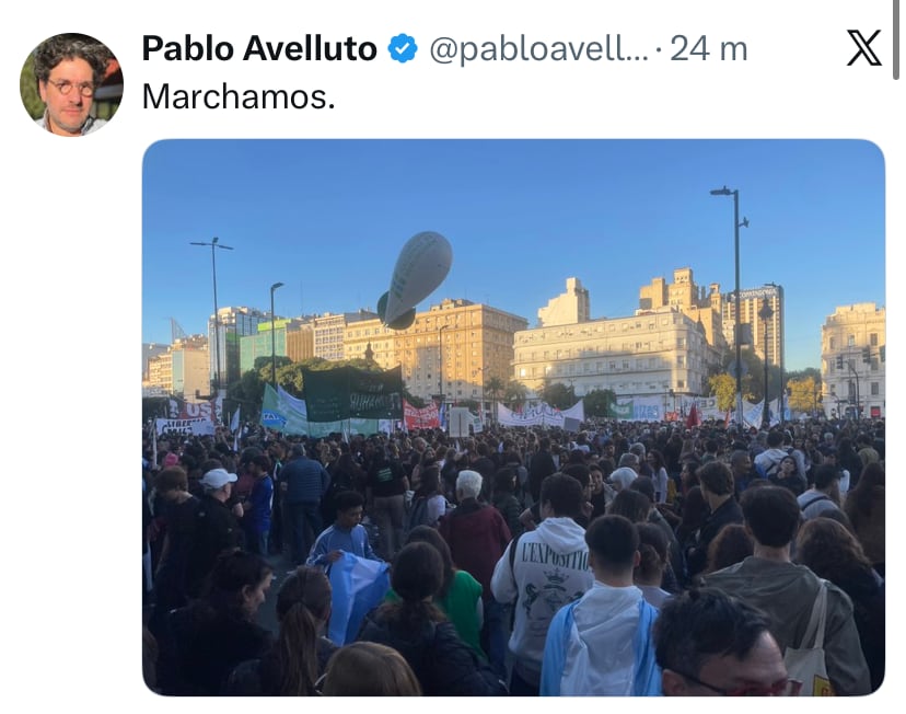 La publicación de Avelluto