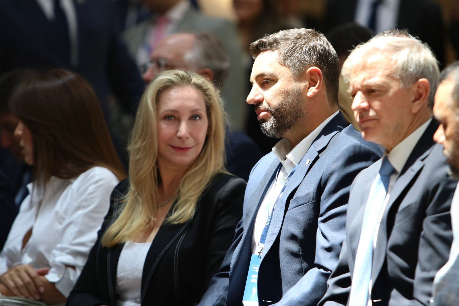 Karina Milei en la actividad de la FIFA