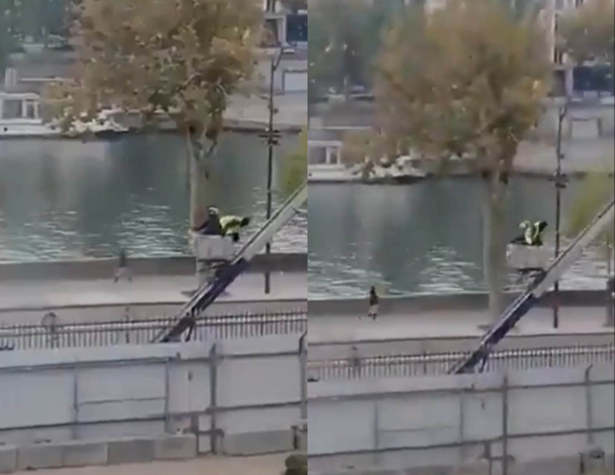 Así escaparon los ladrones del Louvre.