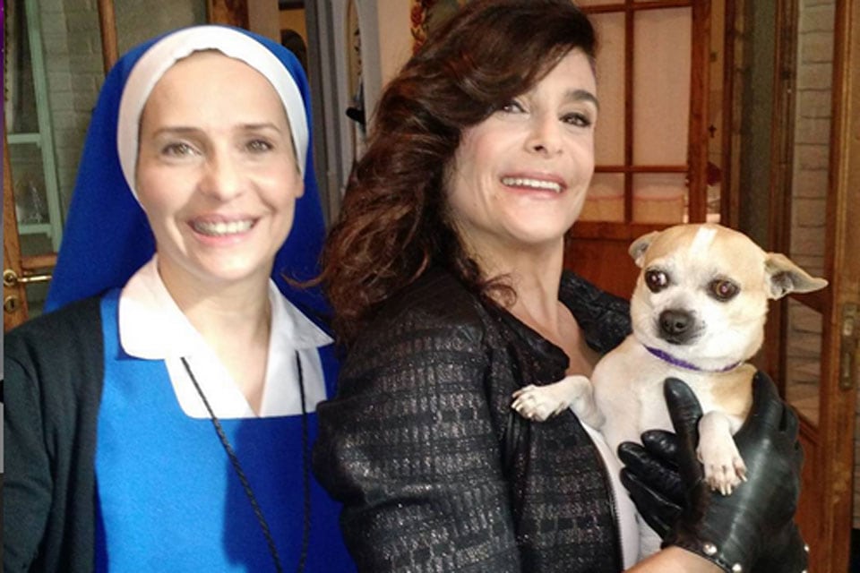 Alejandra junto a Gabriela Toscano en Esperanza mía