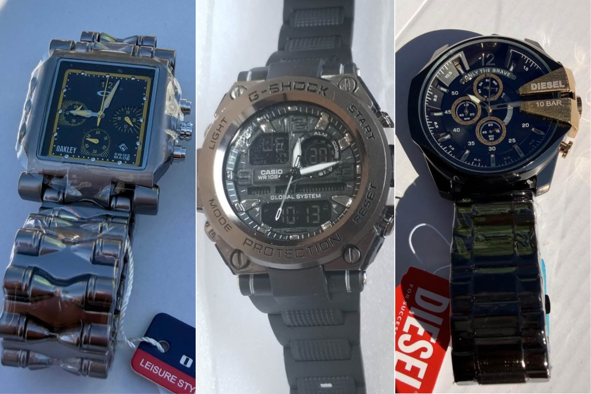 Simulaban ser de primera marca, pero eran truchos: secuestraron más de 26.000 relojes